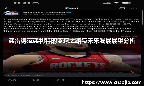 弗雷德范弗利特的篮球之路与未来发展展望分析